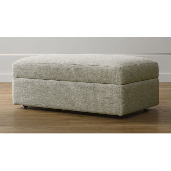 Butaca con Almacenamiento y Rueditas Lounge II - cratebarrelco