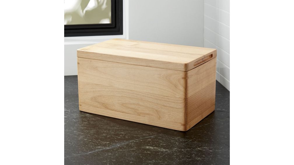 Caja para Pan de Madera Carter - cratebarrelco