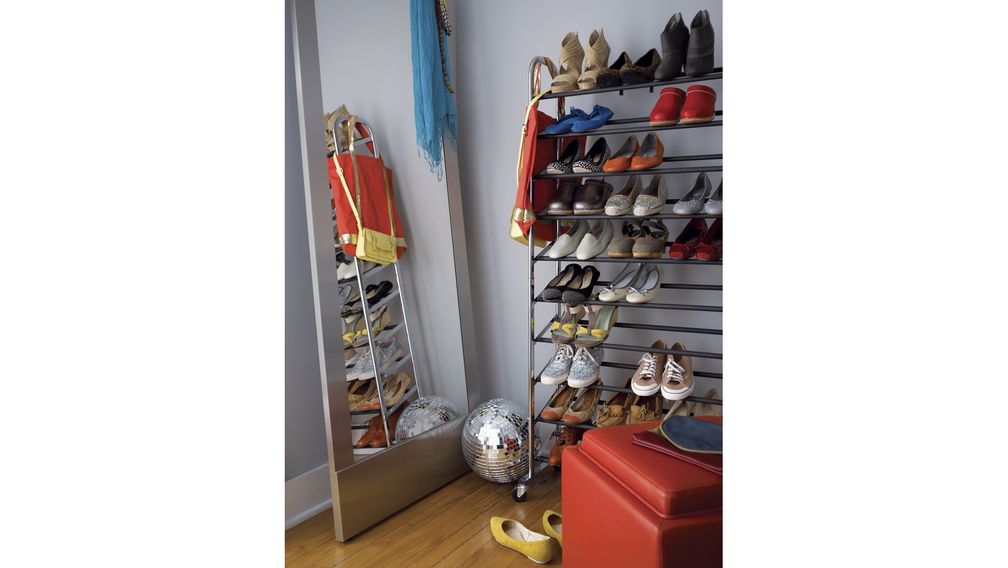 Espejo de Piso Colby Niquel - cratebarrelco