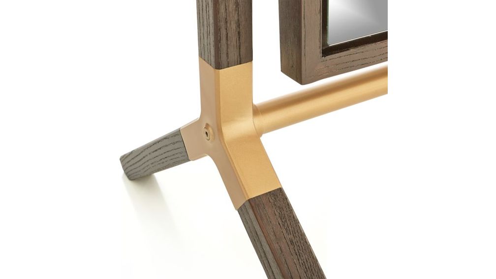 Espejo de Piso Cheval Malvern Espresso - cratebarrelco