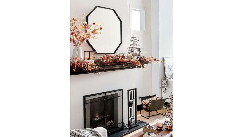 Espejo de Pared Grís Octágono - cratebarrelco