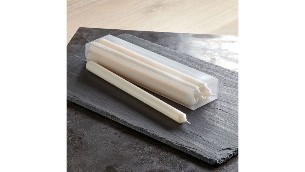 Set x6 Velas Marfíl 30x3cm - cratebarrelco